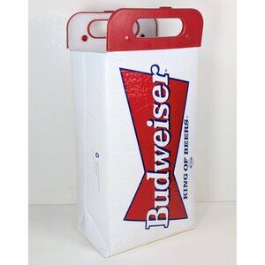 Vintage Budweiser Koolit Cooler Beer Bag Handle Anheuser-Busch VTG 90s Party Y2K